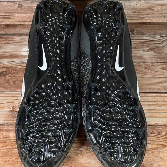 Nike Alpha Menace Elite 2 Flyknit Football Cleats BV3298-001 Mens Wide Sizes New - Picture 5 of 8